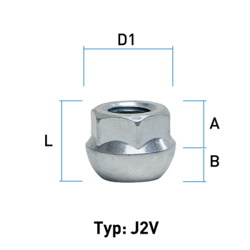 Image for Hjulmutter - Kulehode - M14x1,5 - 18 mm