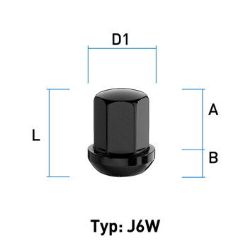 Image for Hjulmutter - Kulehode - M14x1,5 - 32 mm