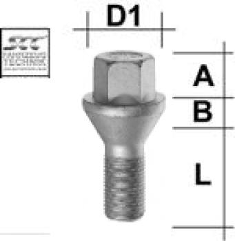 Image for Hjulbolt - 60° Kon - M16x1,5 - 29 mm