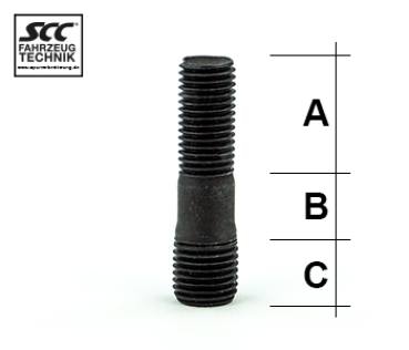 Image for Stud konvertering - M14x1,5 - M12x1,5 - 50,5 mm