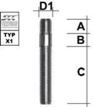 Image for Stud - M14x1,5 - 80 mm