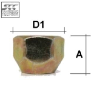 Image for Hjulmutter - 60° Kon - M12x1,25 - 17 mm