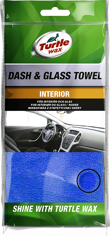 TURTLE WAX MIKROFIBERKLUT DASH & GLASS