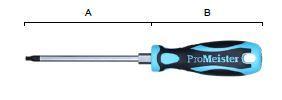 PROMEISTER SKRUTREKKER TORX TX8, 60MM