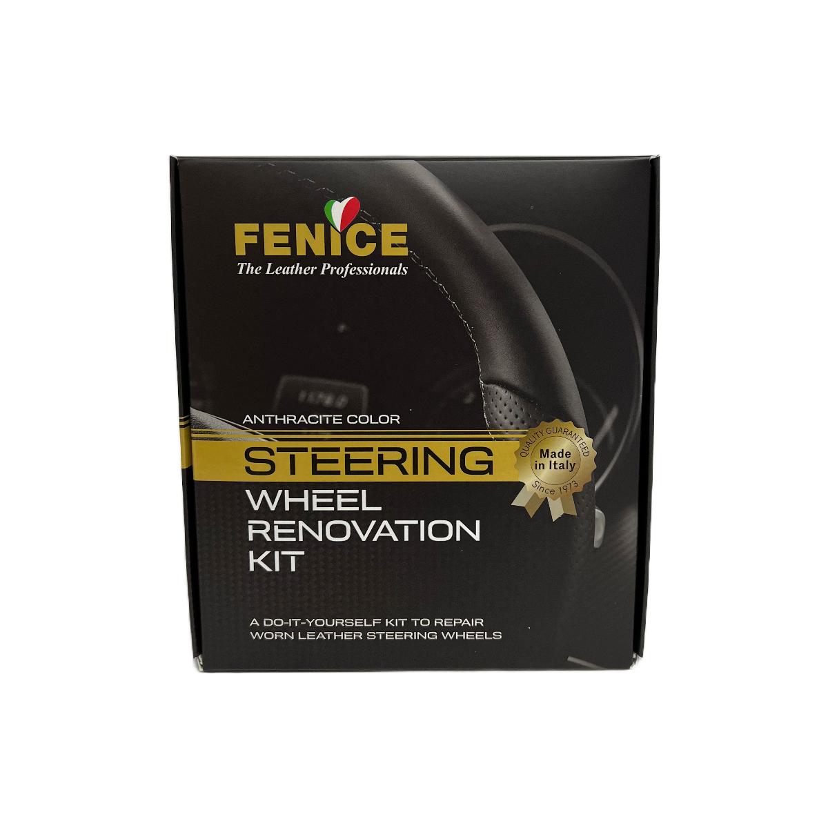 FENICE STEERINGWHEEL RENOVATION KIT - ANTRASITT