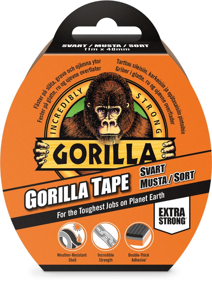 GORILLA TAPE BLACK 11M