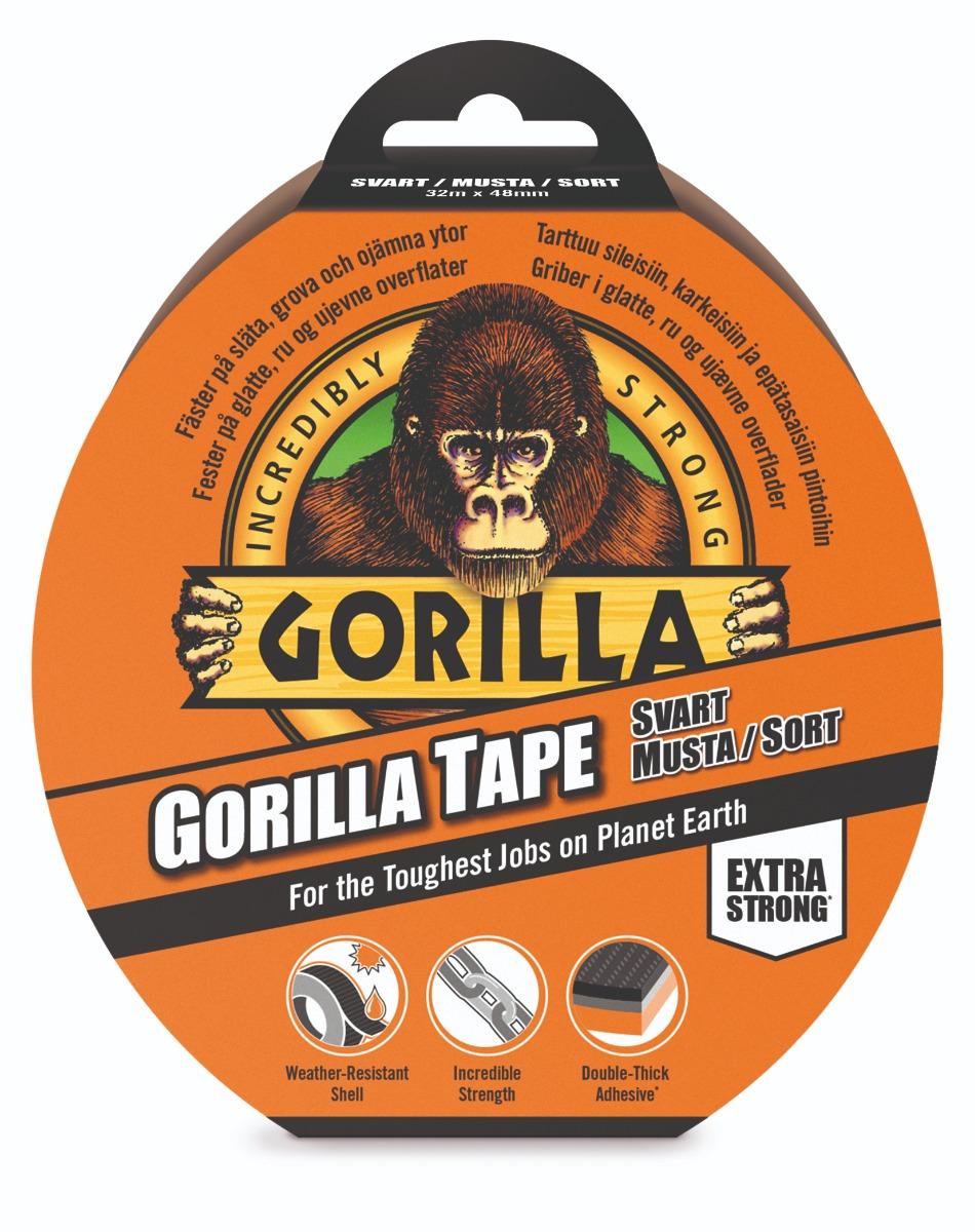 GORILLA TAPE BLACK 32M