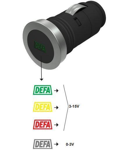 DEFA SMARTCHARGE 12V BATTERIINDIKATOR