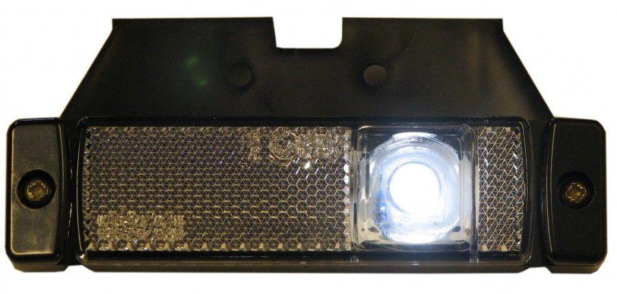 POSISJONS LYS LED HVIT 12-24V