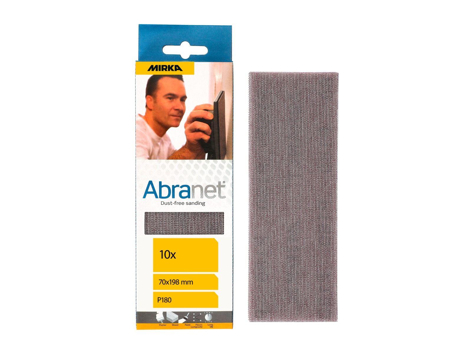 MIRKA ABRANET 70X198MM P180 10-PK