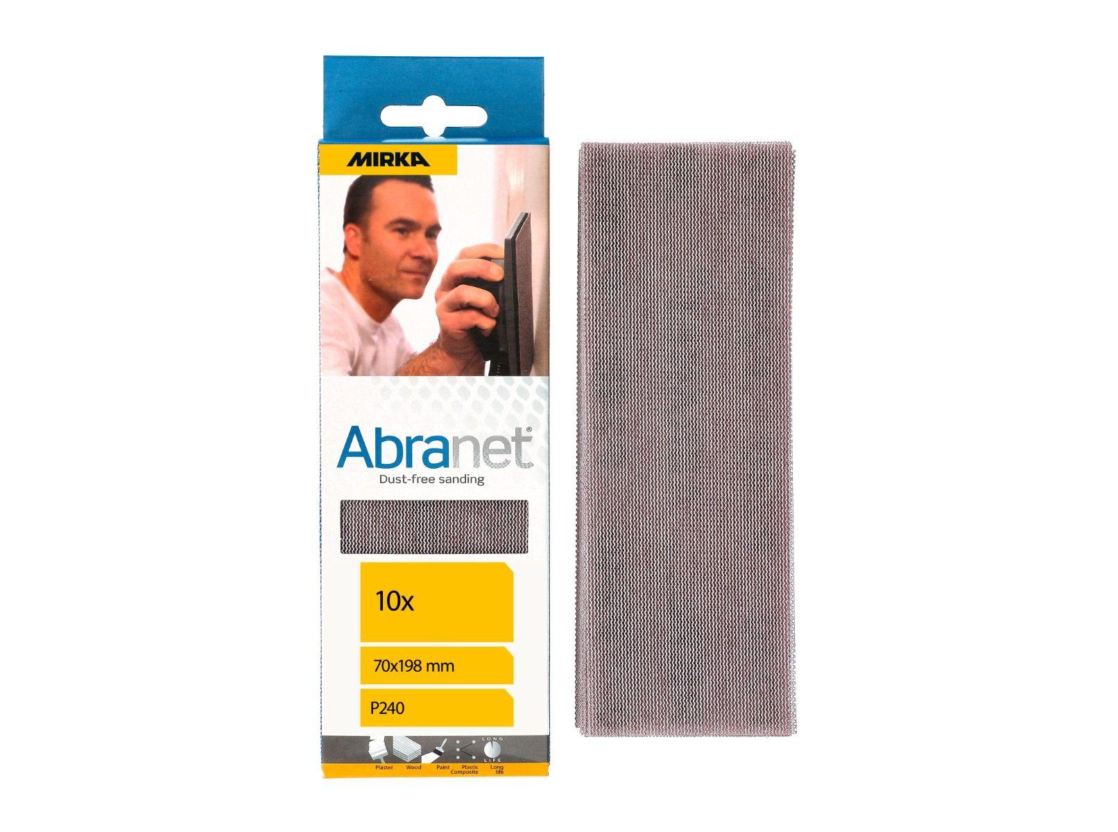 MIRKA ABRANET 70X198MM P240 10-PK