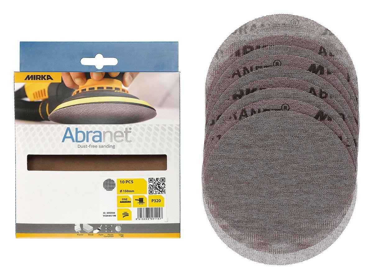 MIRKA ABRANET 150MM P320 10-PK