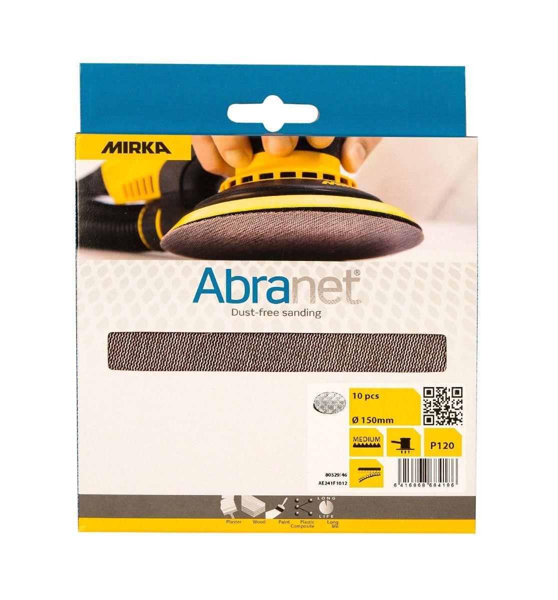 MIRKA ABRANET 150MM P120 10-PK